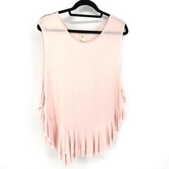 We the Free (Anthropologie) Tops - 2/$30 We the Free NWT Ballet Pink Uptown Peplum Hem Top